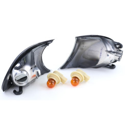 Frontblinker Set Bmw 3er M3 E46 Klarglas Smoke