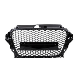 Nieren Grill Kühlergrill Audi A3 S3 RS3 8V 8VA 8V7 Schwarz Glanz