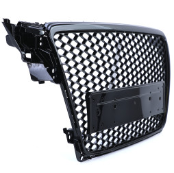 Nieren Grill Kühlergrill Audi A4 B8 8K Schwarz Glanz