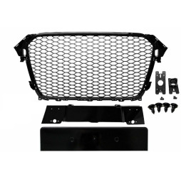 Nieren Grill Kühlergrill Audi A4 B8 8K Schwarz Glanz