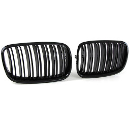 Nieren Grill Kühlergrill Bmw X5 X6 E70 E71 Schwarz Glanz