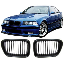 Nieren Grill Kühlergrill Bmw 3er E36 Schwarz
