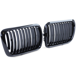 Nieren Grill Kühlergrill Bmw 3er E36 Schwarz Glanz