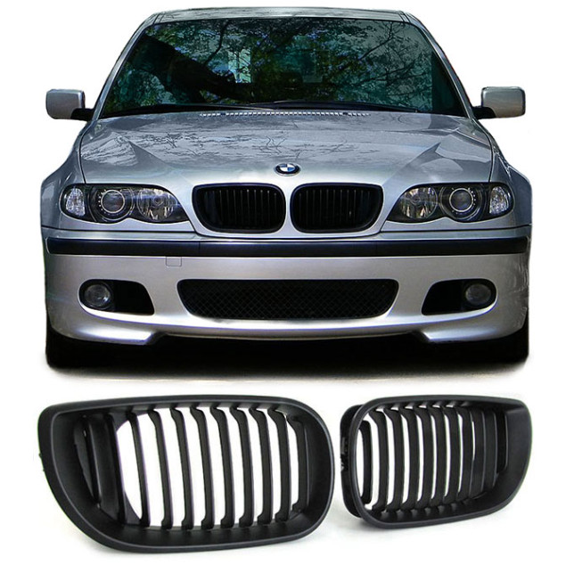 Nieren Grill Kühlergrill Bmw 3er E46 – Autoersatzteil kaufen