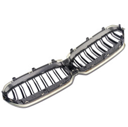 Nieren Grill Kühlergrill Bmw 5er M5 G30 G31 F90 Schwarz Glanz