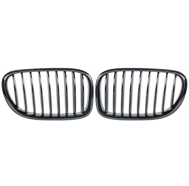Nieren Grill Kühlergrill Bmw 7er F01 F02 F03 F04 Schwarz Glanz – Autoersatzteil kaufen