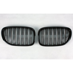 Nieren Grill Kühlergrill Bmw 7er F01 F02 F03 F04 Schwarz Glanz