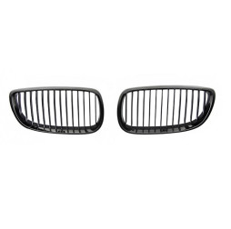 Nieren Grill Kühlergrill Bmw 3er E90 E91 Schwarz Glanz