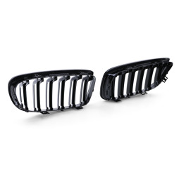 Nieren Grill Kühlergrill Bmw 3er E90 E91 Schwarz Glanz