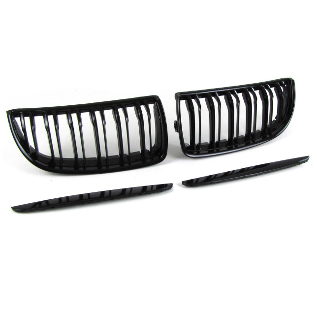 Nieren Grill Kühlergrill Bmw 3er E90 E91 Schwarz Glanz – Autoersatzteil kaufen