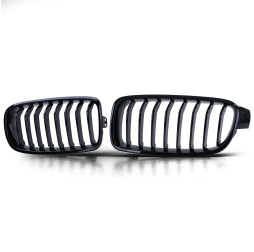 Nieren Grill Kühlergrill Bmw 3er F30 F31 Schwarz Glanz