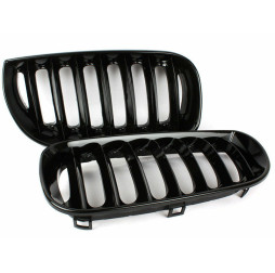 Nieren Grill Kühlergrill Bmw X3 E83 Schwarz Glanz Nieren Grill Kühlergrill Bmw X3 E83 Schwarz Glanz
