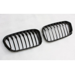 Nieren Grill Kühlergrill Bmw 1er F20 F21 Schwarz Glanz Nieren Grill Kühlergrill Bmw 1er F20 F21 Schwarz Glanz