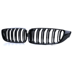 Nieren Grill Kühlergrill Bmw 4er F32 F33 F36 F80 F82 F83 F84 Schwarz Glanz