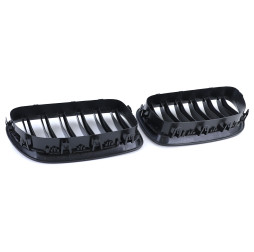 Nieren Grill Kühlergrill Bmw 5er F10 F11 Schwarz Glanz