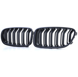 Nieren Grill Kühlergrill Bmw 5er F10 F11 Schwarz