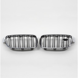 Nieren Grill Kühlergrill Bmw 3er F30 F31 Schwarz Chrom