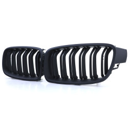 Nieren Grill Kühlergrill Bmw 3er F30 F31 Schwarz