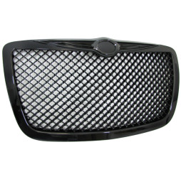 Nieren Grill Kühlergrill Chrysler 300C Schwarz Glanz