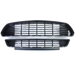 Nieren Grill Kühlergrill Ford Mustang 6 Schwarz Glanz