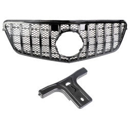 Nieren Grill Kühlergrill Mercedes E Klasse W212 S212 Schwarz Glanz