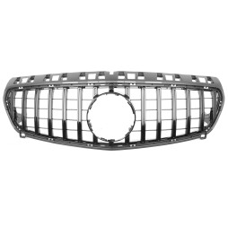 Nieren Grill Kühlergrill Mercedes A Klasse A45 W176 Schwarz Glanz