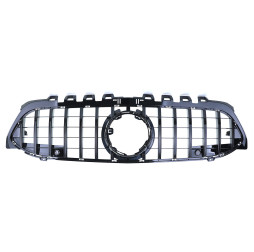 Nieren Grill Kühlergrill Mercedes A Klasse W177 V177 Schwarz Glanz
