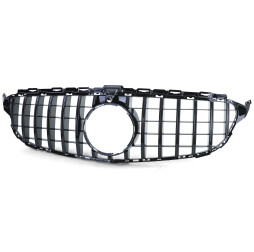 Nieren Grill Kühlergrill Mercedes C Klasse A205 S205 W205 Schwarz