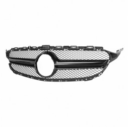 Nieren Grill Kühlergrill Mercedes C Klasse A205 S205 W205 Schwarz