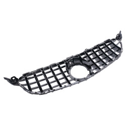 Nieren Grill Kühlergrill Mercedes C Klasse A205 S205 W205 Facelift Schwarz
