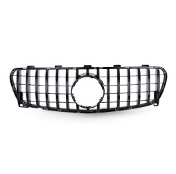 Nieren Grill Kühlergrill Mercedes GLA X156 Schwarz Glanz