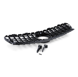 Nieren Grill Kühlergrill Mercedes GLA X156 Schwarz Glanz