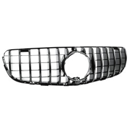 Nieren Grill Kühlergrill Mercedes GLC X253 C253 Schwarz Glanz