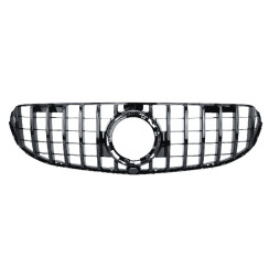 Nieren Grill Kühlergrill Mercedes GLC X253 C253 Schwarz Glanz