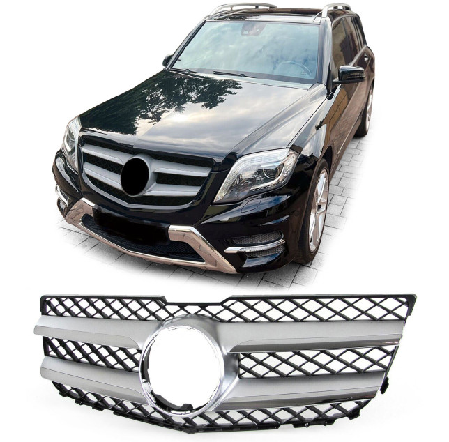 Nieren Grill Kühlergrill Mercedes GLK X204 Chrom – Autoersatzteil kaufen