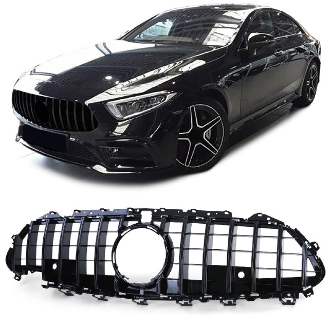 Nieren Grill Kühlergrill Mercedes Cls C257 X257 Schwarz Glanz – Autoersatzteil kaufen