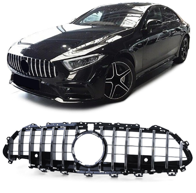 Nieren Grill Kühlergrill Mercedes Cls C257 X257 Schwarz Chrom – Autoersatzteil kaufen