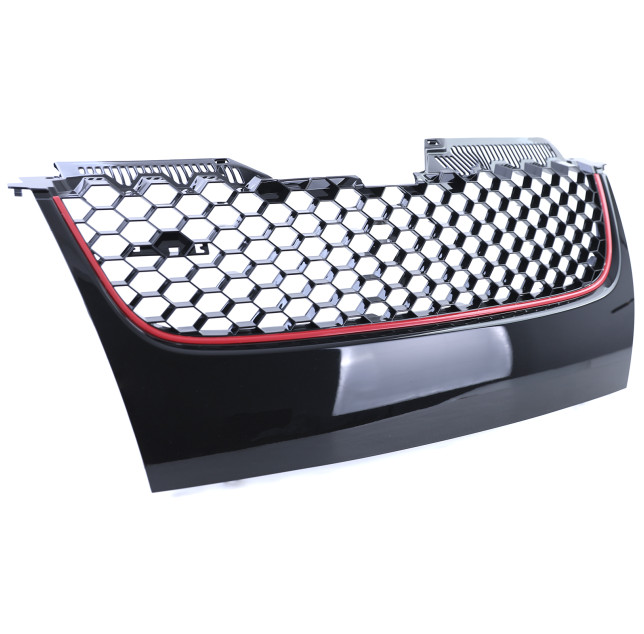 Nieren Grill Kühlergrill Volkswagen Golf 5 1K Schwarz Rot – Autoersatzteil kaufen