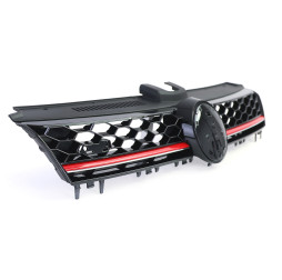 Nieren Grill Kühlergrill Volkswagen Golf 7 Schwarz Rot