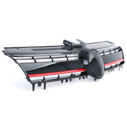 Nieren Grill Kühlergrill Volkswagen Golf 7 Schwarz Rot