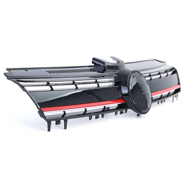 Nieren Grill Kühlergrill Volkswagen Golf 7 Schwarz Rot – Autoersatzteil kaufen