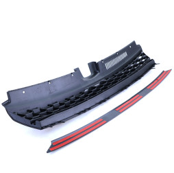 Nieren Grill Kühlergrill Volkswagen Golf 7 Schwarz Rot