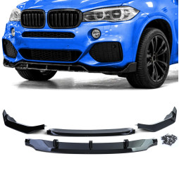 Frontspoiler Frontlippe Bmw X5 F15 Schwarz Glanz
