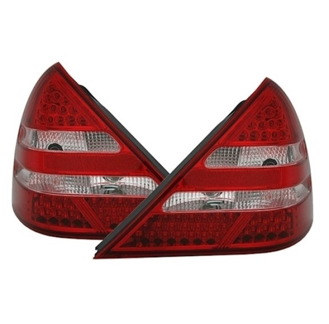 Rückleuchten Mercedes SLK R170 LED Rot Weiss