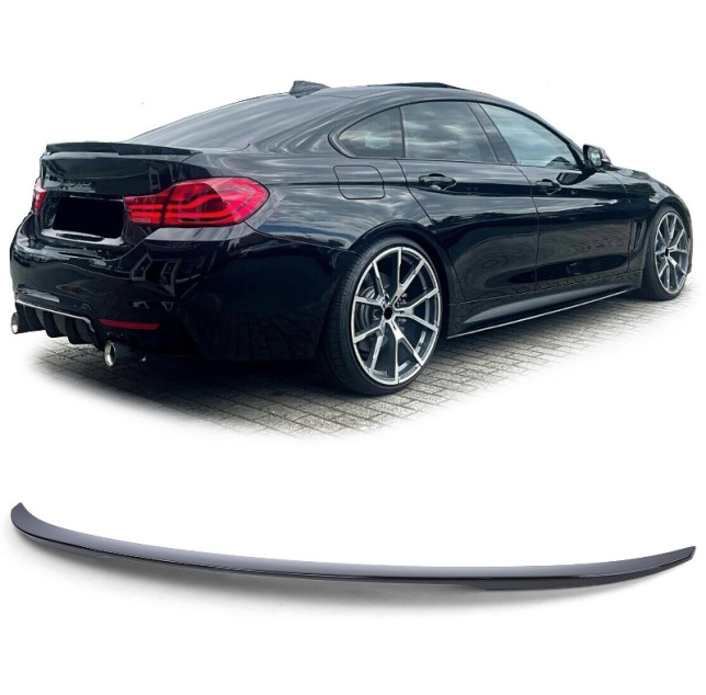 Heckspoiler Heckflügel Bmw 4er F36 Schwarz Glanz – Autoersatzteil kaufen