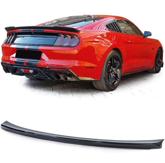 Heckspoiler Heckflügel Ford Mustang Coupe Schwarz Glanz – Autoersatzteil kaufen