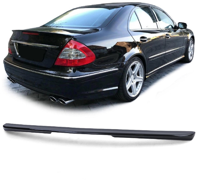 Heckspoiler Heckflügel Mercedes E Klasse W211 Schwarz Glanz – Autoersatzteil kaufen