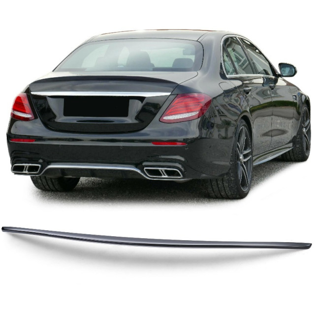 Heckspoiler Heckflügel Mercedes E Klasse W213 Schwarz Glanz – Autoersatzteil kaufen