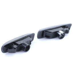 Seitenblinker Set Bmw 3er E46 Klarglas  Schwarz