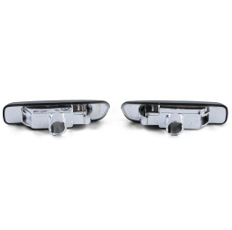 Seitenblinker Set Bmw 3er E46 Klarglas  Schwarz